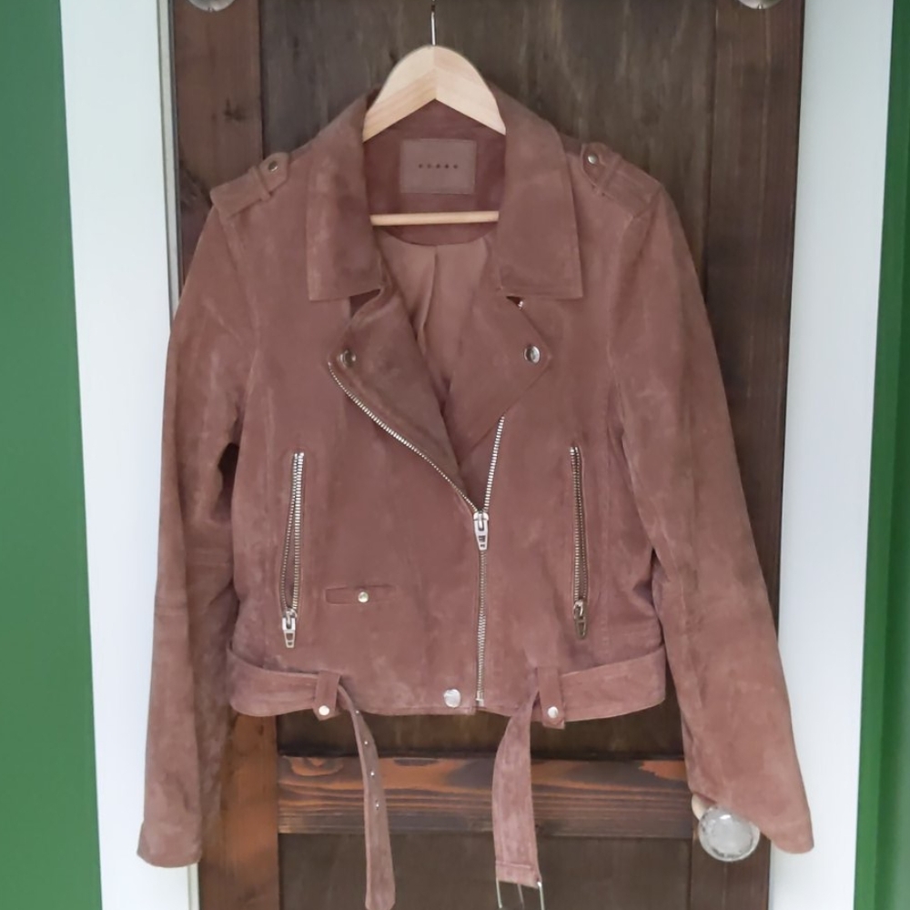 Blank NYC Morning Suede Moto Jacket